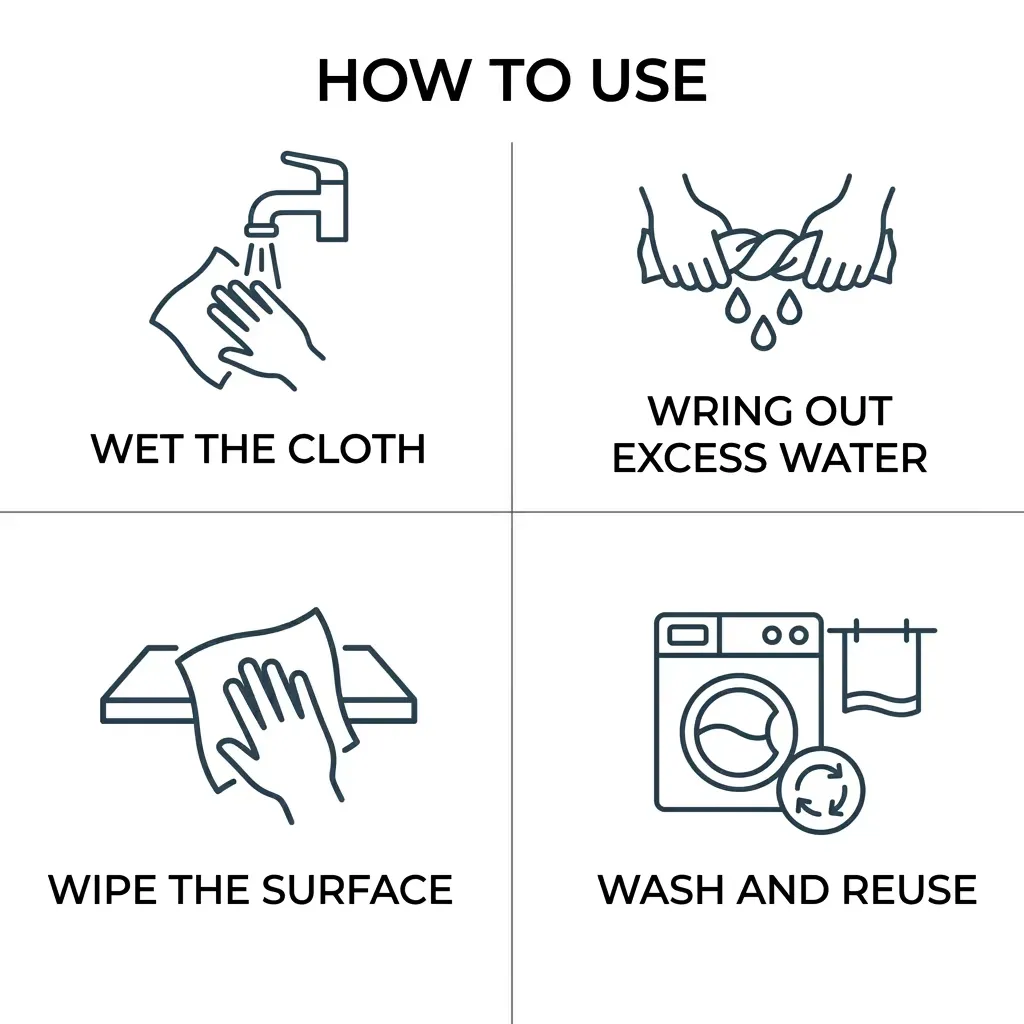 How to use microfiber towel