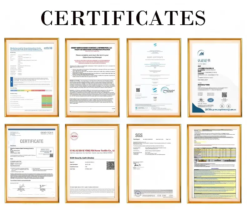 Factory certificates